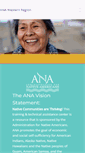 Mobile Screenshot of anawestern.org